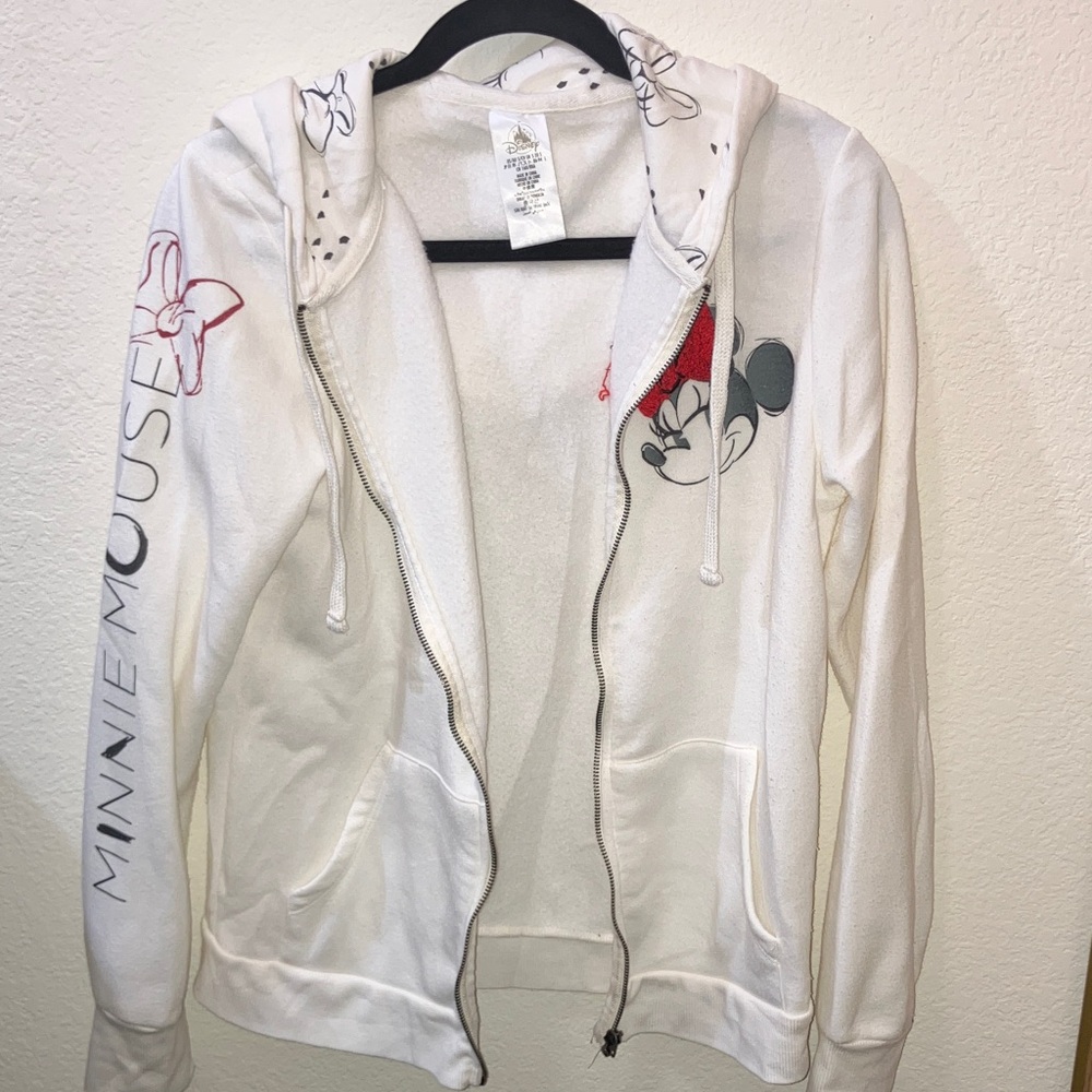 Disney White Minnie Mouse Kids Jacket